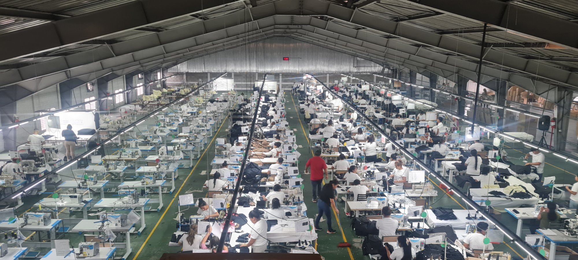 Planta de costura industrial CAGTEX Guatemala